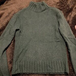 J Crew Teal Sweater with Merino Wool